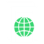 Scaleable & Flexible v2 254x254 v1 green symbol representing the world sitting in front of several computer screens to depict scalable learning solutions