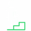 Transition v2 254x254 v1 icon of person making their way up a set of steps to depict transformation