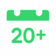 20+ years calendar 254x254 v1 Icon of a calendar with the numeral two and zero to represent twenty years plus of business