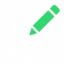 Purpose Driven Design 254x254 v1 icon of bullseye with a green pencil hitting the centre representing purpose driven